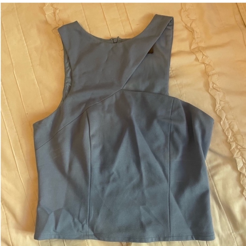 Sunday in Brooklyn Light Blue Tank Top